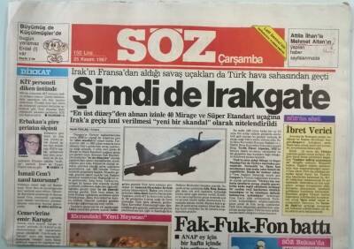 Söz Gazetesi 25 Kasım 1987 ANAPı İktidardan RP İndirecek - GZ44951 - 1