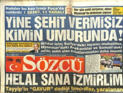 Sözcü Gazetesi 10 Ağustos 2012 - Helal Sana İzmirlim GZ101362 - 2