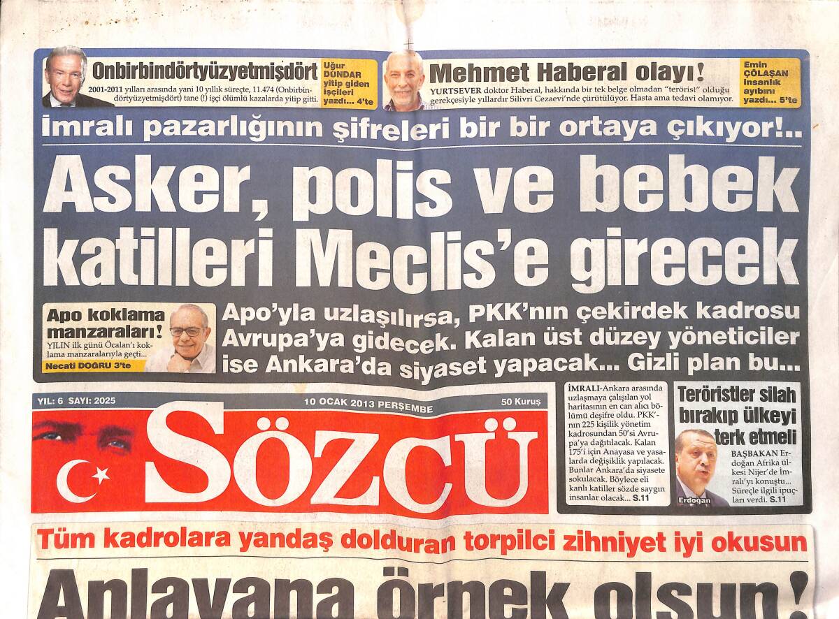 Sözcü Gazetesi 10 Ocak 2013 - Adriana Lima Türk Podyumlarında - Sneijder İmzaya Kaldı GZ155007 - 1