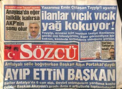 Sözcü Gazetesi 11 Ekim 2011 - Uğur Dündar Ve Ailesi Ölümden Döndü GZ100911 - 2