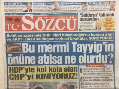 Sözcü Gazetesi 11 Haziran 2016 - Berliskoninin Kalbi Tekledi GZ29126 - 1