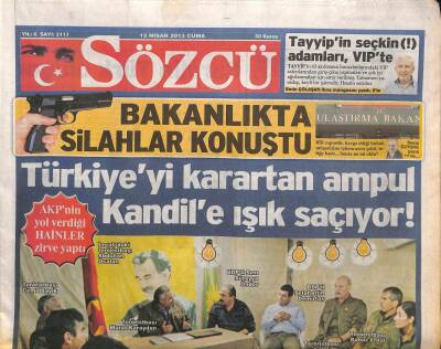 Sözcü Gazetesi 12 Nisan 2013 - Azeri Socar , Türkiyede Medya Patronu Oluyor GZ106861 - 1
