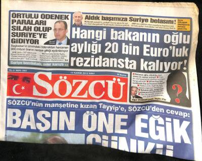 Sözcü Gazetesi 13 Kasım 2012 - Iğsız Paşadan Silah Arkadaşlarına Sitem GZ100792 - 2