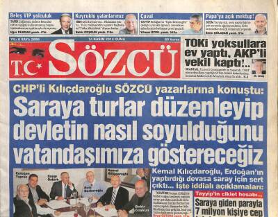 Sözcü Gazetesi 14 Kasım 2014 - PKK Amede Metro Yaptı ! GZ115860 - 1