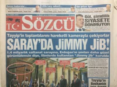 Sözcü Gazetesi 14 Mart 2015 - Abdullah Gül Siyasete Dönmüyor GZ29568 - 1