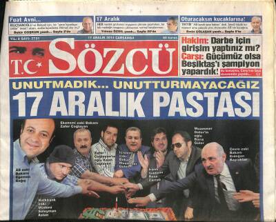 Sözcü Gazetesi 17 Aralık 2014 - FEDin Borsaya Faturası 37.5 Milyar Lirayı Buldu GZ115866 - 1