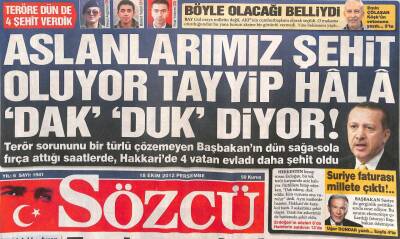 Sözcü Gazetesi 18 Ekim 2012 - Kanaryanın Eski Yöneticilerinden Hulusi Belgü , Son Günlerin En Çok Konuşulan Konusuna Değindi GZ106840 - 1