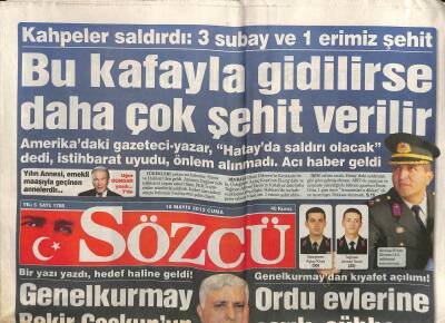 Sözcü Gazetesi 18 Mayıs 2012 - Kennedy Ailesinin Laneti ! GZ115862 - 1