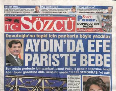 Sözcü Gazetesi 18 Ocak 2015 - Nazım Hikmet Olmasaydı Necip Fazıl Ne Olurdu ? - Zafer Çağlayanın Çelişkileri Bitmiyor GZ106868 - 1
