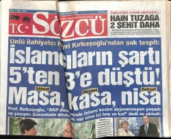 Sözcü Gazetesi 19 Ekim 2015 - Bahçeli , Davutoğluna Demediğini Bırakmadı GZ100475 - 2