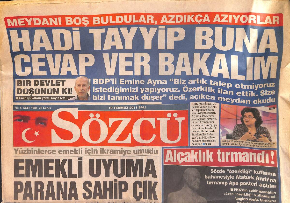 Sözcü Gazetesi 19 Temmuz 2011 - Harry Potter 476 Milyon Dolarla Dünya Rekoru Kırdı - Özge Kenan İçin İstanbul'a Taşındı GZ154989 - 1