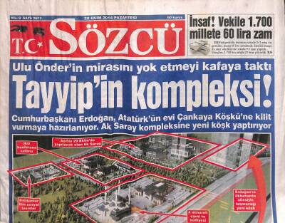 Sözcü Gazetesi 20 Ekim 2014 - Akillerle Toplanan Davutoğlu,Kobaniye Destek Çıktı GZ109016 - 1