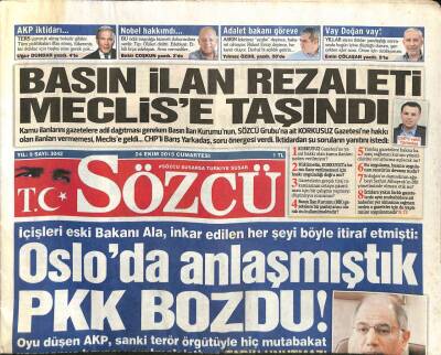 Sözcü Gazetesi 24 Ekim 2015 - Atlas Globalın Sahibine Dolandırıcılıktan Dava GZ91526 - 1