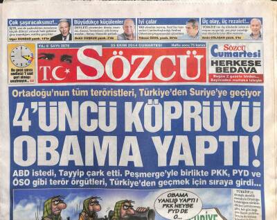 Sözcü Gazetesi 25 Ekim 2014 - Ermenilerin İade Edilen Malları Kamulaştırıldı GZ106867 - 1