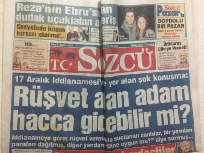 Sözcü Gazetesi 27 Nisan 2014 - Rüşvet Alan Adam Hacca Gidebilirmi? GZ29555 - 1