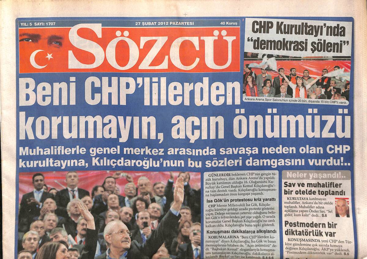 Sözcü Gazetesi 27 Şubat 2012 - Koç Ölümünüm 16 Yılında Törenle Anıldı - Efsane Kaleci Buffon İtiraflarda Bulundu GZ154934 - 1