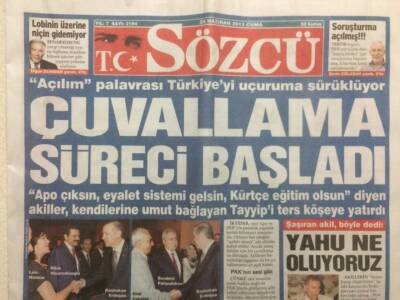 Sözcü Gazetesi 28 Haziran 2013 - Çuvallama Süreci Başladı GZ29828 - 1