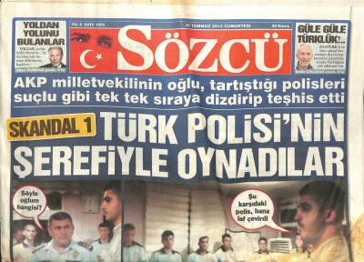 Sözcü Gazetesi 28 Temmuz 2012 - Kürt Devleti Hazırlıkları TSKyı Harekete Geçirdi GZ100942 - 2