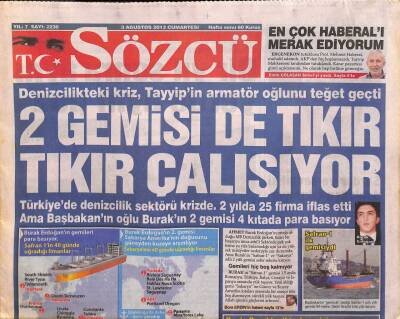 Sözcü Gazetesi 3 Ağustos 2013 - Kenan İmirzalioğlunun Yeni Aşkı Cihangirde Görüntülendi GZ106995 - 1