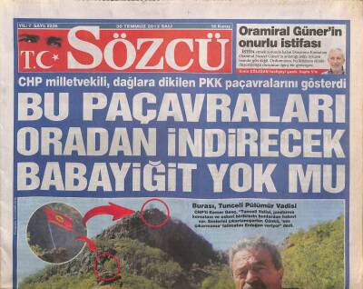 Sözcü Gazetesi 30 Temmuz 2013 - İlker Başbuğ AKPlilerin Sözleriyle Beraat İstedi GZ106864 - 1