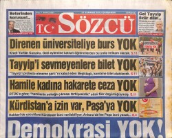 Sözcü Gazetesi 31 Temmuz 2013 - Çanakkalede 5.3lük Deprem Korkuttu - Holosko,Fıtık Oldu GZ100092 - 2