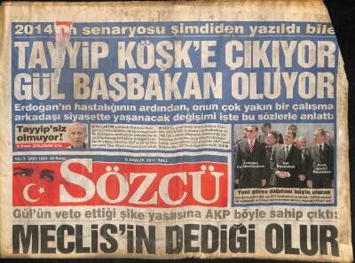 Sözcü Gazetesi 6 Aralık 2011 - Gülün Veto Ettiği Şike Yasasına AKP Böyle Sahip Çıktı Meclisin Dediği Olur GZ115870 - 1