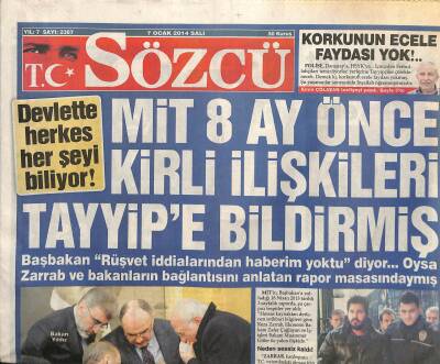 Sözcü Gazetesi 7 Ocak 2014 - İlker Başbuğ 2 Yılımı Çaldılar Bu Hırsızlık Ne Kadar Sürecek GZ115868 - 1