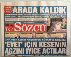 Sözcü Gazetesi 8 Nisan 2017 CHP Lideri Kemal Kılıçdaroğlu Sözcüye Konuştu -GZ44071 - 1