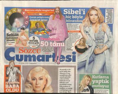 Sözcü Gazetesi Cumartesi Eki 10 Aralık 2016 - Süper Babaanne Muazzez Ersoy Merak Edilenleri Anlattı GZ84421 - 1