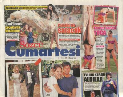 Sözcü Gazetesi Cumartesi Eki 24 Eylül 2016 - Mevlana Felsefesi Merve Hasman Ve Tomasso Salvatori İkilisini Birleştirdi GZ95020 - 1
