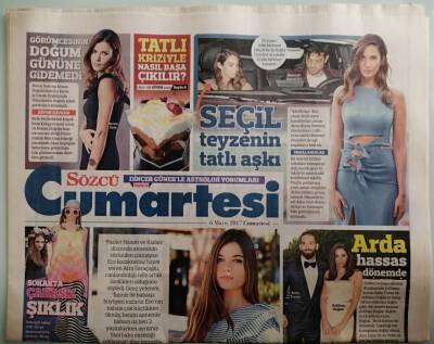 Sözcü Gazetesi Cumartesi Eki 6 Mayıs 2017 Sarp Apak Ünlü Olmanın Bedelini Ödedim -GZ44066 - 2