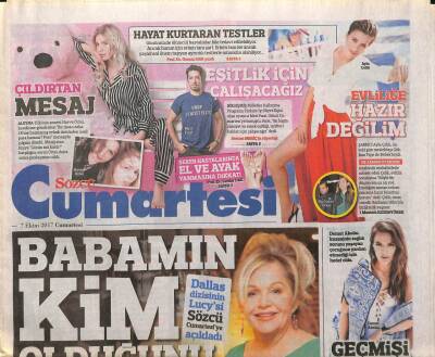 Sözcü Gazetesi Cumartesi Eki 7 Ekim 2017 - El Ve Ayak Yanmasına Dikkat Şeker Hastalığı Olabilir GZ95017 - 1