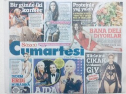 Sözcü Gazetesi Cumartesi Eki 8 Nisan 2017 - Türkan Şoray Yazarlık Hoşuma Gitti GZ43172 - 1