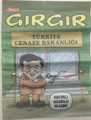 Sözcü Gazetesi Gırgır Eki 17 Ekim 2015 - Türkiye Cenaze Bakanlığı GZ29750 - 1