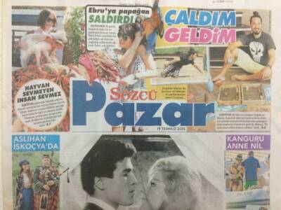 Sözcü Gazetesi Pazar Eki 19 Temmuz 2015 - Neriman Köksal Ve İzzet Günay,İşte Aşk Bu GZ29767 - 1