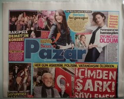 Sözcü Gazetesi Pazar Eki 20 Kasım 2016 Ezgi Moladan Şaşırtan Açıklama - Sinem Öztürk Sonunda Dizisini Buldu - GZ44257 - 1