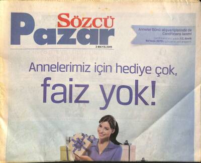 Sözcü Gazetesi Pazar Eki 3 Mayıs 2015 - Tolga Savacı İle Nermin Bezmen Bir Ömür Mutluluğa Evet dedi GZ125022 - 1