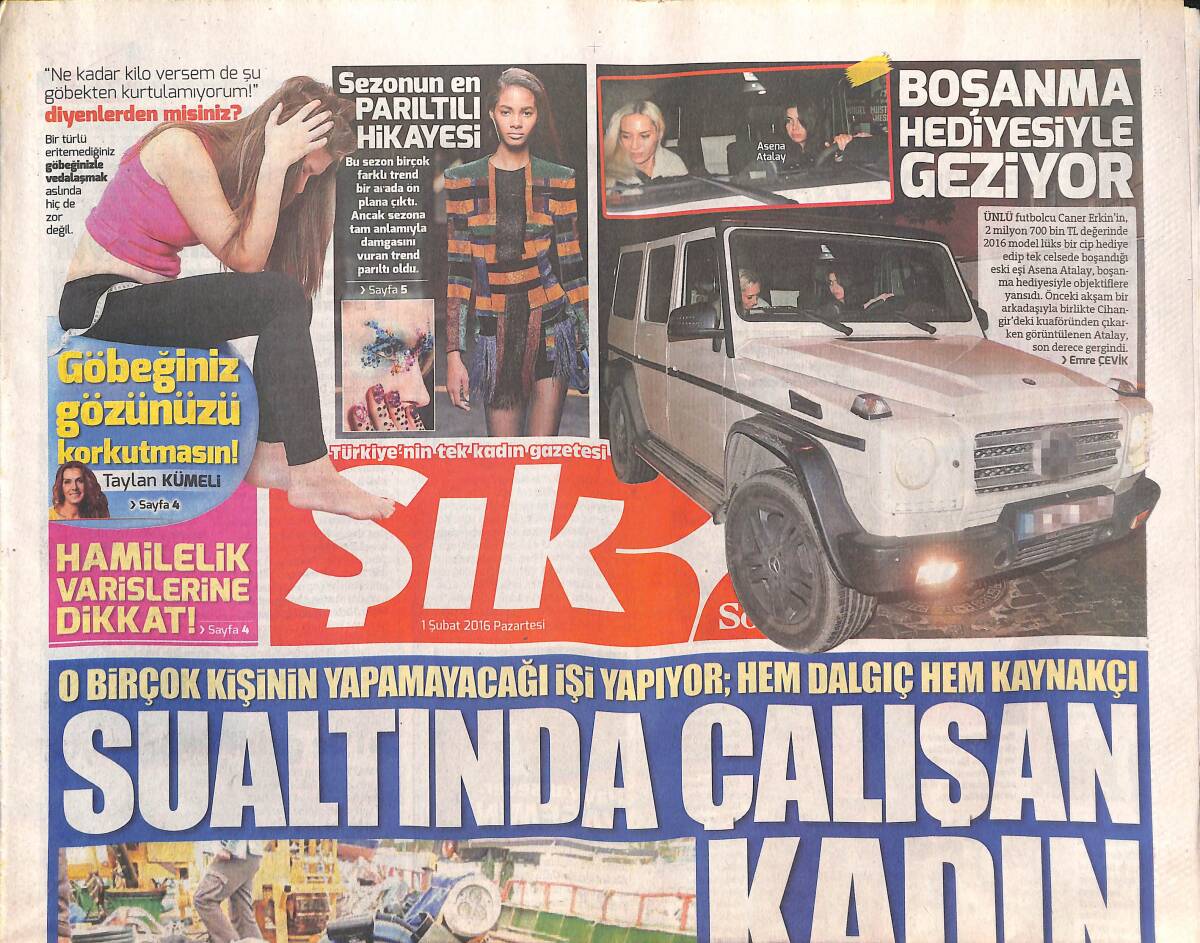 Sözcü Gazetesi Şık Eki 1 Şubat 2016 - Kayahan Şarkıları Kanser Hastası Kadınlara Umut Oldu - Leonardo Daha Ne Yapsın? GZ135302 - 1