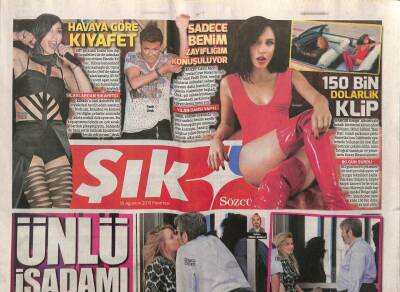 Sözcü Gazetesi Şık Eki 10 Ağustos 2015 - Ünlü İş Adamı Aşka Geldi, 150 Bin Dolarlık Klip GZ107627 - 1