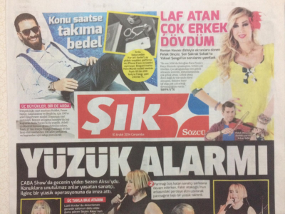 Sözcü Gazetesi Şık Eki 10 Aralık 2014 - Sezen Aksunun Yüzük Alarmı, Bülent Ersoy Mirasını Diyanete Bırakacak GZ27842 - 1