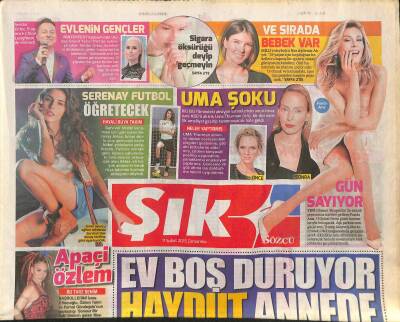 Sözcü Gazetesi Şık Eki 11 Şubat 2015 - Korku Filmine Renkli Gala * Wilma Elles - Yağmur Tanrısevsin GZ116963 - 1