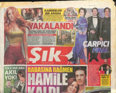 Sözcü Gazetesi Şık Eki 12 Mart 2015 - Hande Yener Ödülü Aldı Rakiplerine Çattı GZ116995 - 1