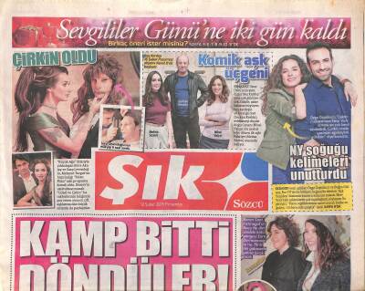 Sözcü Gazetesi Şık Eki 12 Şubat 2015 - Sarp Levendoğlunun Makyajı 6 Saat Sürdü - Kendall Jenner Sütünü İçmiş GZ119626 - 1