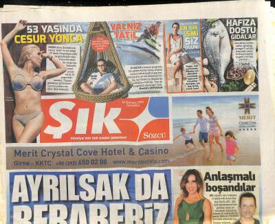 Sözcü Gazetesi Şık Eki 13 Temmuz 2016 - Zeynep Alkan-Selen Görgüzel Kanka Oldular GZ117130 - 1
