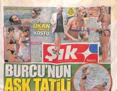 Sözcü Gazetesi Şık Eki 15 Ağustos 2015 - Çağla Şikel Çocuklarıyla Birlikte Denizin Keyfini Çıkardı GZ105249 - 1