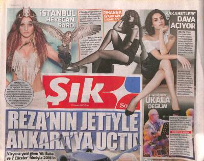 Sözcü Gazetesi Şık Eki 17 Kasım 2015 - Cem Yılmaz , Rezanın Jetiyle Ankaraya Uçtu GZ117264 - 1