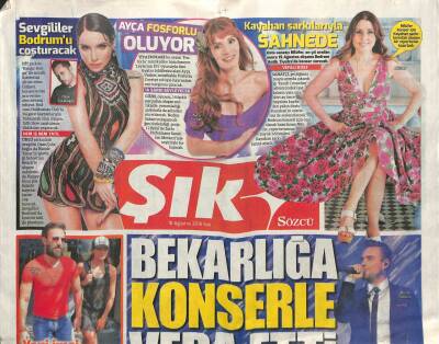 Sözcü Gazetesi Şık Eki 18 Ağustos 2015 - Murat Dalkılıç Bekarlığa Konserle Veda Etti GZ105314 - 1