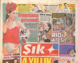 Sözcü Gazetesi Şık Eki 18 Şubat 2015 - Rio Ateşi - Lady Gaga 'Evet' Dedi GZ159960 - Gökçekoleksiyon