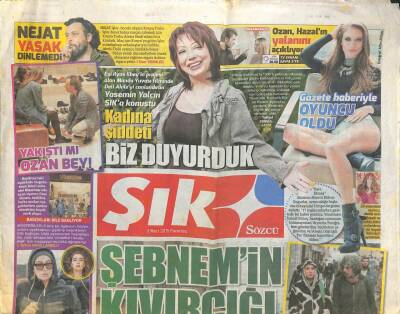Sözcü Gazetesi Şık Eki 2 Mart 2015 - Ebru Gündeş Uzun Bir Aradan Sonra Günayda Tekrar Sahne Aldı GZ109908 - 1