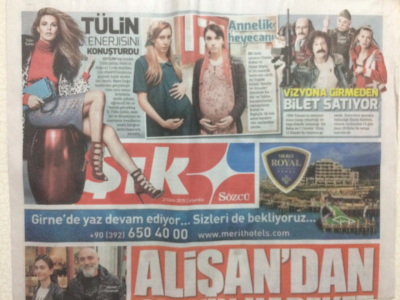 Sözcü Gazetesi Şık Eki 21 Ekim 2015 - Alişandan Çirkin Hareket GZ27881 - 1